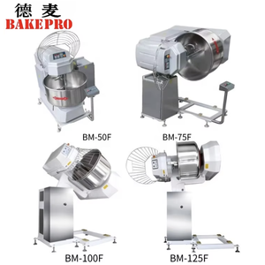 Nướng <span class=keywords><strong>PR</strong></span> BM-50F 130L Lớn Xoắn Ốc Bánh Pizza Bánh Mì Bột Bột Máy Trộn Nhiệm Vụ Nặng Nề Xoắn Ốc Trộn Với Bát Nâng - Product Image 6