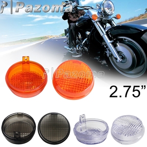 Lente de intermitente delantero/trasero para coche, cubierta de lente para Honda Shadow VTX Cruiser <span class=keywords><strong>Kawasaki</strong></span> Vulcan <span class=keywords><strong>VN</strong></span>, 1 par, 2 uds. - Product Image 2