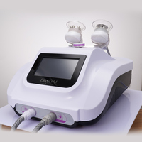 Più grande tempo di promozione regalo gratuito 40K CaVstorm ultrasuoni RF aspirazione doppia maniglia macchina salone di bellezza attrezzatura cavitazione