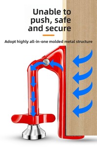 Personal <b>Door</b> Stopper Portable <b>Door</b> Security Device Travel Security <b>Door</b> Lock with <b>Alarm</b> for Home Hotel for Women - Product Image 4
