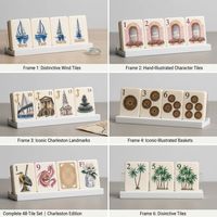 Ensemble de Mahjong Américain de Luxe en Acrylique avec Coquillages de Perle Charleston, 160 Tuiles, Jeu de Société pour Famille et Fêtes, Cadeau, Fabriqué au Jiangsu