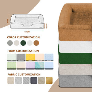 Оптовая продажа Роскошная ортопедическая кровать для собак Премиум пены памяти кровать для собак - Product Image 3