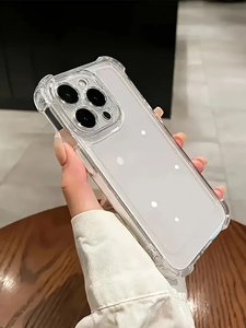 Ốp lưng điện thoại iPhone 15 14 13 12 11 Pro Max X Xs XR Max 7 8 Plus trong suốt, chống sốc, chất liệu PC cao cấp, mặt lưng acrylic - Product Image 6