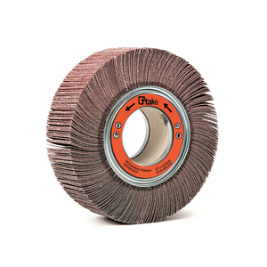 แผ่นขัดแบบมีรู คอรันดัม ขนาด 165x50x54 มม. ความละเอียด 240 กริต สำหรับงานเจียรและขัดเงา - Product Image 2