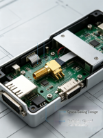 Connecteur coaxial RF SMA femelle à angle droit pour montage sur circuit imprimé, 50 ohms, laiton plaqué or, 6 GHz, pour module de communication sans fil