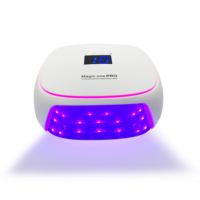 Lampe à LED portable CM.NAIL Magic One PRO 2026 de haute qualité avec lumière ambiante, miroir intégré et base métallique pour salon et usage domestique
