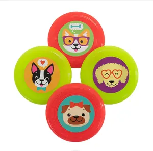 3.5 pouces mignon chien fête Mini disques volants tireurs jouets pour enfants Cool jouets de plein air pour garçons et filles fête faveurs jouets drôles