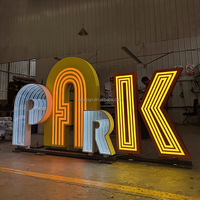 Letrero con Logotipo Personalizado en 3D con Espejo Infinito LED, Letras de Acero Inoxidable con Efecto Abismo Profundo para Fachadas de Tiendas, Negocios, Edificios Exteriores y Hogares