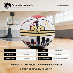Pallone da <span class=keywords><strong>Basket</strong></span> OEM con Rivestimento in PU e Camera d'Aria, Durevole e Rimbalzante, Misura 7, Vendita Diretta dalla Fabbrica, Confezione Regalo <span class=keywords><strong>di</strong></span> Compleanno per Ragazzi - Product Image 3