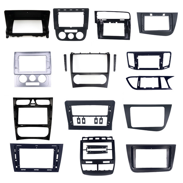 Factory Direct radio plastic frame Fascia radio frame wire harness Canbus Box Decode box Car Radio Frame for Ford Nissan Chery