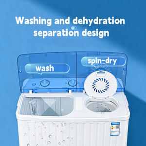 Lave-linge semi-automatique à chargement par le haut à double cuve, contrôlé par ordinateur, 10kg/15kg, pour exportation transfrontalière, entièrement <span class=keywords><strong>en</strong></span> anglais, 220V - Product Image 4