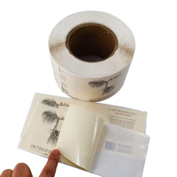 Hochwertige 3D Roségold leuchtende strukturierte Papier Weine ti ketten Rolle benutzer definierte selbst klebende geprägte Craft Electro form Getränke Biere