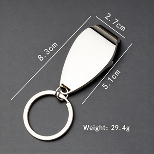 Llavero Abridor de Botellas Ovalado de Metal con Logotipo Personalizado, Anillo para Llaves de Aleación de Zinc, Regalo Promocional, Impresión Láser o UV, MOQ Bajo - Product Image 2
