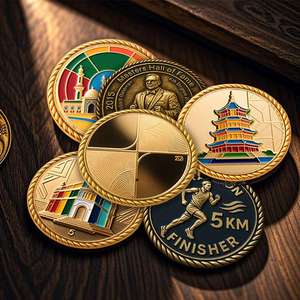 공장 맞춤형 중동 관광 기념품 동전 도시 랜드 마크 선물 GRADIENT 전기도금 색상 토큰 박물관 문화 상품 - Product Image 2