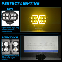 Barre lumineuse LED DXZ 55C-BW-T8X 24W 1600LM 8x3030, blanc ambre, spot DRL, IP68, étanche, CE ECE, nouvelle, 12-24V, pour camions/SUV tout-terrain