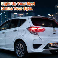 Feux arrière Myvi 2018+ améliorés, style OEM, RGB, Plug-and-Play, paire de feux arrière, accessoires automobiles