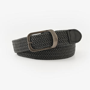 Nouveau design de <span class=keywords><strong>ceinture</strong></span> <span class=keywords><strong>élastique</strong></span> tressée réglable à boucle ardillon en alliage <span class=keywords><strong>ceinture</strong></span> <span class=keywords><strong>élastique</strong></span> décontractée unisexe pour hommes et femmes sans trous - Product Image 5