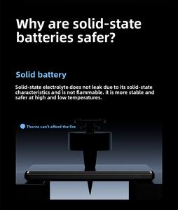 พาวเวอร์แบงค์ขนาดเล็กแบบกำหนดเอง 5000mAh บางเฉียบ ผลิตจากอลูมิเนียมอัลลอยด์ <span class=keywords><strong>แบตเตอรี่</strong></span>แบบโซลิดสเ<span class=keywords><strong>ต</strong></span>ท กำลังไฟ 22.5W พร้อมหน้าจอ LED สำหรับโทรศัพท์ - Product Image 3