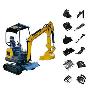 <span class=keywords><strong>Kit</strong></span> d'accessoires pour mini-excavatrice avec <span class=keywords><strong>godet</strong></span> étroit, déchiqueteur, <span class=keywords><strong>râteau</strong></span>, tarière, grappin, attache rapide, <span class=keywords><strong>godet</strong></span> de criblage - Product Image 4