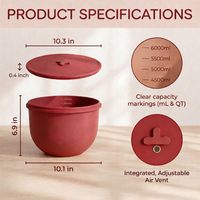 Revêtement de bol en silicone pour batteur sur socle KitchenAid Tilt-Head 5 Qt, le revêtement de bol en silicone d'origine, accessoire de remplacement pour batteur.