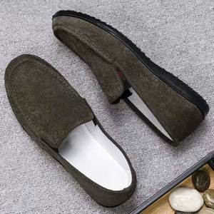 Nouvelles chaussures en toile tendance pour hommes, légères, à semelle souple, en tissu pelucheux, pour le travail, la conduite, chaussures pour hommes, chaussures à la mode - Product Image 2