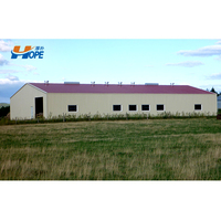 Abri pour bétail à faible coût hangar de ferme laitière pour hangar pour bovins et chèvres vivants équipement d'élevage de volaille poulailler