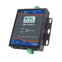 Passerelle série double Ethernet |   Convertisseur Ethernet RS232/RS485 Modbus RTU/TCP pour l'automatisation industrielle avec configuration web DC