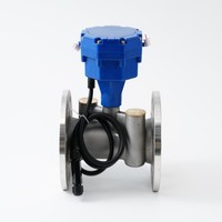 Compteur d'eau intelligent à ultrasons à double canal en acier inoxydable DN100 anti-sabotage NB-IoT 4G LoRaWAN, compteurs de débit numériques industriels