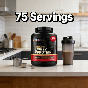 מכירת חיסול - חלבון מי גבינה, מזון-על לבריאות, תומך בשריר רזה, אבקת חלבון מי גבינה עם BCAA, תוסף תזונה - Product Image 5