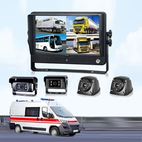 STONKAM DVR mobile 9 pouces, enregistrement 1080P, moniteur de surveillance de véhicule, caméra de sécurité DVR, prise en charge de l'entrée GPS