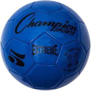 Balón de Fútbol Champion Sports, Tallas 3, 4 y 5, Azul, Compuesto, Resistente, para Todo Clima, Alta Retención de Aire, Juvenil y Adulto - Product Image 3