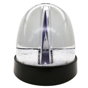 Acrylic nhựa thăng hoa hình bầu dục tuyết Bóng khung ảnh với chất lỏng - Product Image 3