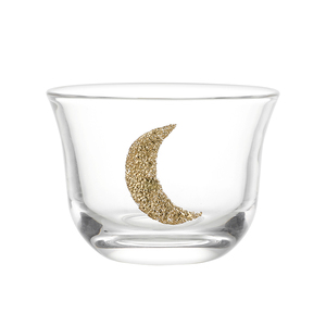 Tazza di vetro fatto a mano e piattino stile arabico con decalcomania fatta a mano tazza di tè e tazza di caffè set di tè turco - Product Image 5