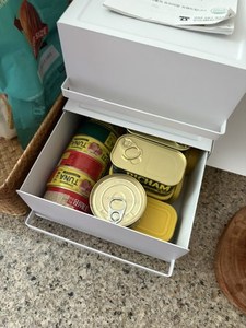 Scatola portaoggetti con divisorio magnetico, organizer <span class=keywords><strong>estraibile</strong></span>, contenitore impilabile per piccoli oggetti per bancone <span class=keywords><strong>cucina</strong></span> e dispensa - Product Image 6