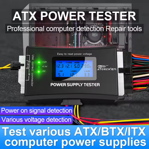 DYDNB ATORCH Computador PC <span class=keywords><strong>ATX</strong></span> Fonte De Alimentação Dc Voltímetro Digital Voltimetro Elétrico 12V Volt Medidor Usb Voltage <span class=keywords><strong>Tester</strong></span> Detector - Product Image 2
