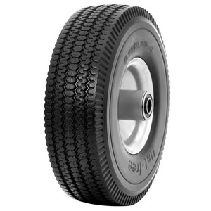 Cheng Jin Vehicles 10 Inch Solid Rubber Tire 4.10/3.50-4 Heavy Duty Trailer <b>Wheel</b> <b>Replacement</b> - Product Image 5