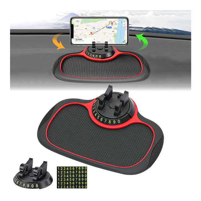 Multifunction Anti Slip Phone Holder Mat for Auto Car Dashboard Non-slip Dash Mats Anti Slip Rug Dashboard for Cell Phone Holder