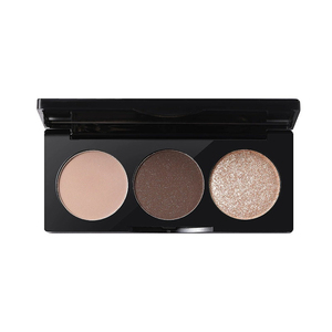 Palette Ombretti 3 <span class=keywords><strong>Colori</strong></span> Shimmer e Matte OEM ODM Private Label Nude Marrone Rosa Ombretto Personalizzato Cosmetici Trucco Ingrosso - Product Image 2