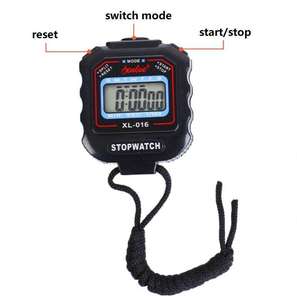 Chronomètre numérique LCD portable pour le sport, <span class=keywords><strong>logo</strong></span> personnalisé, chronomètre 1/100s, minuteur portable pour la course à pied, l'entraînement en plein air, la mesure du temps - Product Image 3