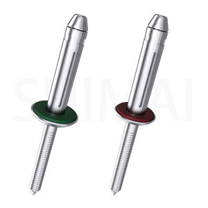 Remache ciego estructural de aluminio impermeable con goma para fijación de bombillas - Product Image 2