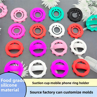 Support de Téléphone Portable pour Brillant à Lèvres, Mini Support Portable en Silicone pour Baume à Lèvres, Support Universel Flexible pour Rouge à Lèvres, Compatible avec les Bureaux