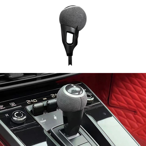 Pommeau de levier de vitesse en Alcantara pour Porsche 911 992 Carrera 2020-2025 – Pièces de modification du levier de commande central - Product Image 1