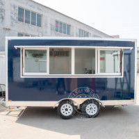Camion de restauration mobile de 13 pieds avec certificat CE et certificat DOT selon les normes américaines Hamburger Café Hot-dog