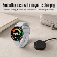 Montre connectée AMOLED ronde de 1,32 pouce, 466 x 466, couronne rotative, 123 modes sportifs, appels Bluetooth