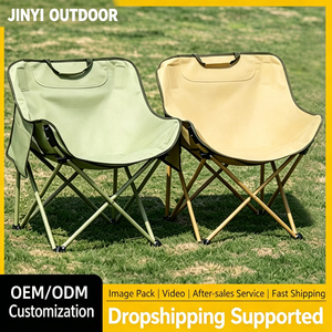 Wholesale Custom Camping Chair Portable Outdoor Beach Folding Chair Folding Leisure Luxury Chair - Product Image 5