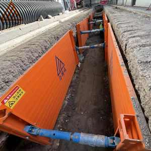 लिटवेई हल्के स्टील मैनहोल शील्ड ट्रेंच बॉक्स-मानक hd100/hd60 1.0/1.5 मीटर गहरी उच्च शक्ति पुनः प्रयोज्य पाइपलाइन - Product Image 3