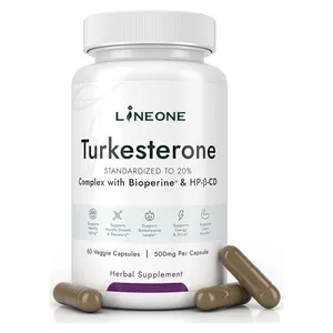 Turkesterone Capsule Pills Dietary Supplement Promote Strength For Adults Vegan Turkesterone Capsules Factory Customized OEM