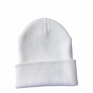 Gorro de Punto Liso para Niños a Precio de Fábrica, con Letras y Caracteres Bordados Personalizados, 100% Acrílico, Unisex, para Invierno, Venta al Por Mayor - Product Image 6