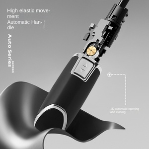 Factory <b>Umbrella</b> Automatic Business Men's Large Double Three-fold Non-folding Second Collection Memory Patch Sunshade <b>Umbrella</b> - Product Image 3