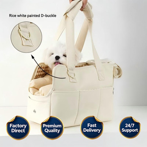 กระเป๋าใส่สัตว์เลี้ยงแบบพกพาสำหรับเดินทาง ยี่ห้อ Airline Approve รุ่นหรูหรา สำหรับแมวและสุนัข ดีไซน์ทันสมัย - Product Image 1